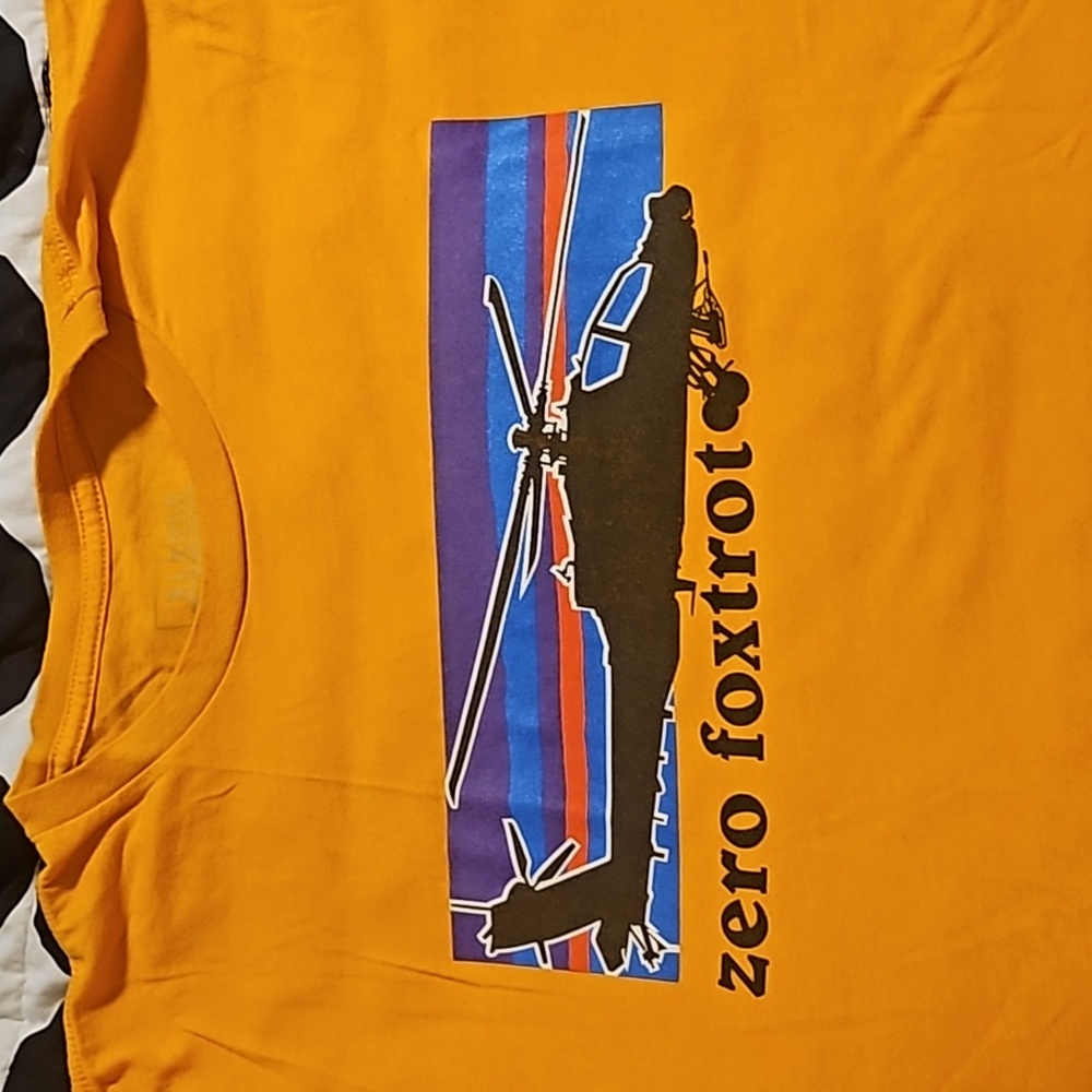 Zero Foxtrot yellow XL Tshirt